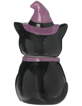Galletero de Halloween Cementerium Black Cat