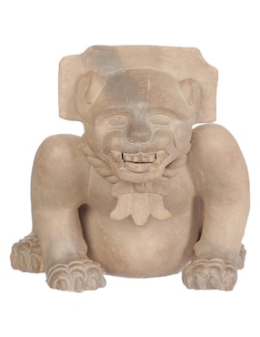 Figura Decorativa Artesanal Urna De La Deidad Jaguar Tienda Del Museo Nacional De Antropología De Barro