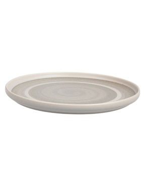 Plato Trinche Haus Dune De Porcelana