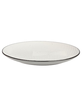 Plato Trinche Haus Lait De Porcelana