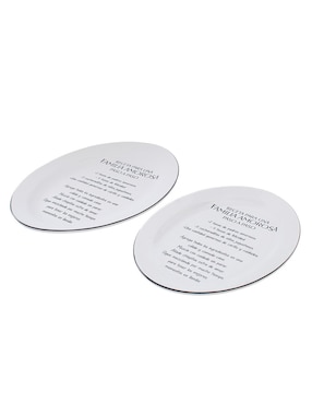 Platón Bluebell & Co. de cerámica 2 piezas
