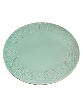 Plato Trinche Haus Floral Easter De Stoneware