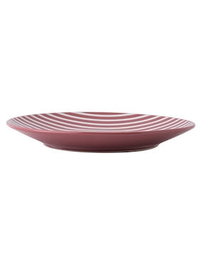 Plato Ensalada Haus Straight Lines De Stoneware