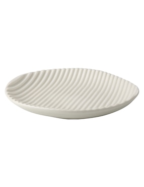 Plato Postre Haus Flowers Lines De Porcelana