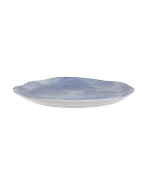 Plato trinche Haus Watercolor Sunset de porcelana