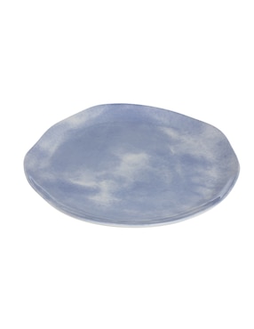 Plato trinche Haus Watercolor Sunset de porcelana