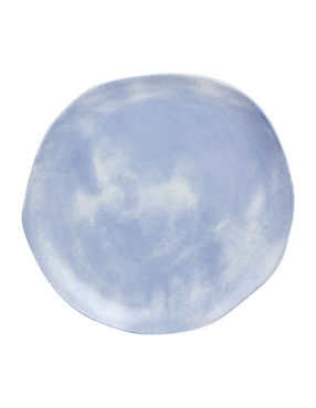 Plato trinche Haus Watercolor Sunset de porcelana