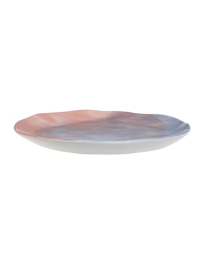 Plato ensalada Haus Watercolor Sunset de porcelana