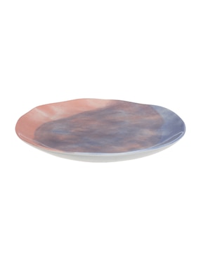 Plato ensalada Haus Watercolor Sunset de porcelana