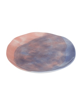 Plato ensalada Haus Watercolor Sunset de porcelana