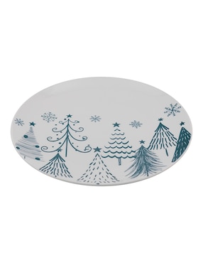 Plato Trinche Haus Navidad De Porcelana 1 Pieza