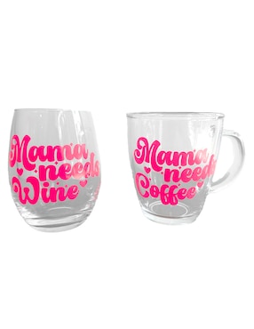 Set tazas americana Bluebell & Co. Cool Mom 2 piezas