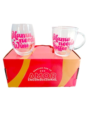 Set tazas americana Bluebell & Co. Cool Mom 2 piezas