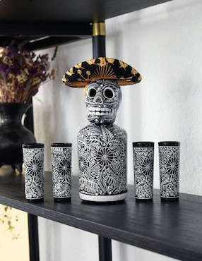 Licorera Mexskeletons forma irregular