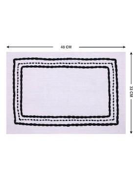 Mantel individual de lino Haus