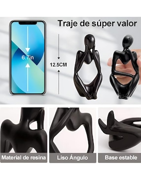 Figura decorativa Wünd de resina