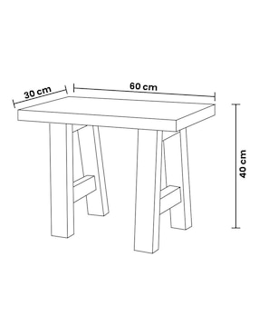 Banca Hogare de madera pino