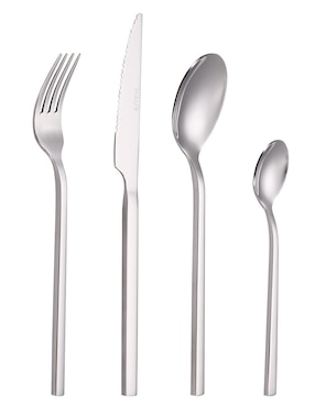 Set cubiertos Haus de acero inoxidable 16 piezas