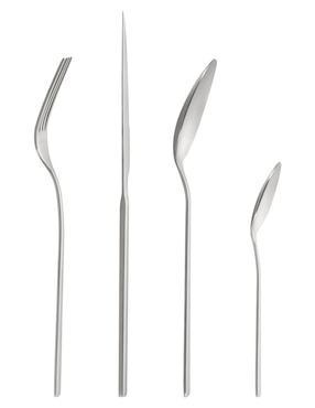 Set cubiertos Haus Glow de acero inoxidable 16 piezas