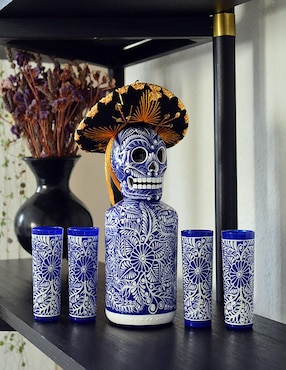Licorera Mexskeletons forma irregular