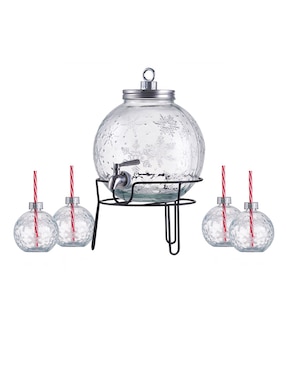 Vitrolero de vidrio Christmas Spirit Snowball Season
