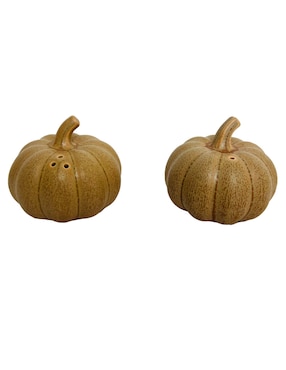 Salero y pimientero Haus Pumpkin Harvest de cerámica