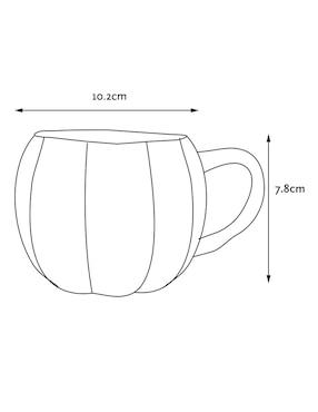 Taza ornamental Haus Pumpkin