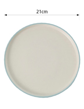 Plato ensalada Haus Sereno Azul de stoneware
