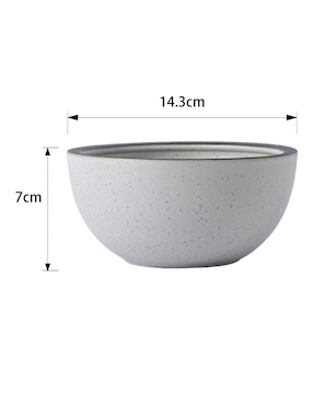 Bowl Haus Sereno gris de stoneware