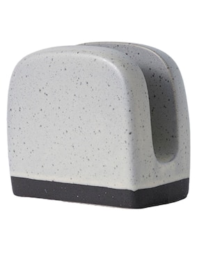 Servilletero Haus Sereno gris de stoneware