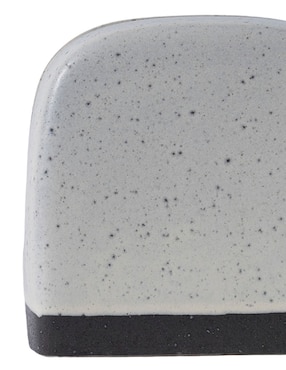 Servilletero Haus Sereno gris de stoneware
