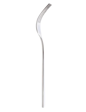 Tenedor Haus Black & Silver de acero inoxidable