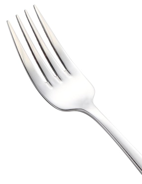 Tenedor Haus Black & Silver de acero inoxidable