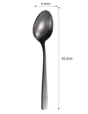 Cuchara Haus Black & Silver