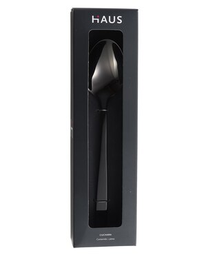 Cuchara Haus Black & Silver