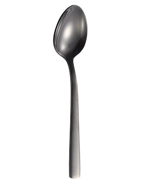 Cuchara Haus Black & Silver para té