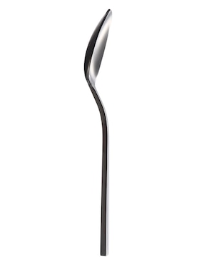 Cuchara Haus Black & Silver para té