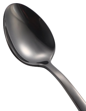 Cuchara Haus Black & Silver para té