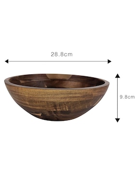 Bowl Haus Acai & Glass de madera