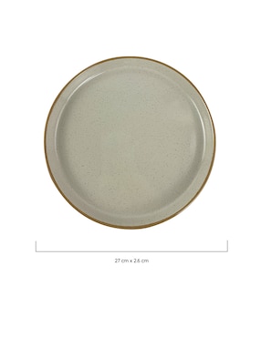 Plato trinche Haus Industrial de stoneware