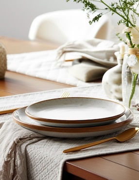 Plato postre Haus Industrial de stoneware
