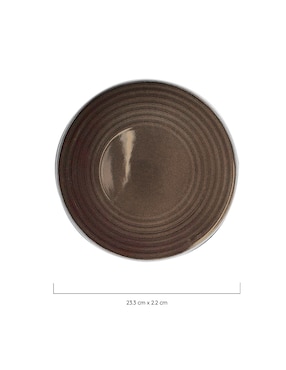 Plato postre Haus Rustic de stoneware