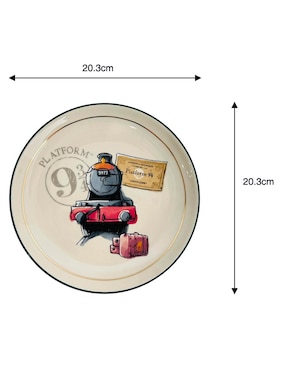 Plato ensalada Haus Kids Harry Potter de stoneware