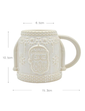 Taza navideña americana Haus Holidays Blanca Navidad