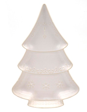 Platón navideño Haus Holidays de stoneware