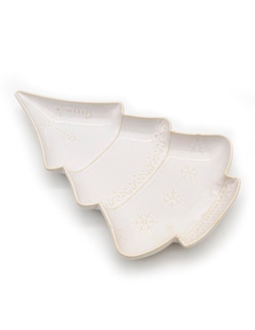 Platón navideño Haus Holidays de stoneware