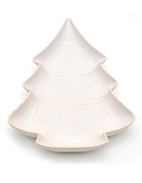 Platón navideño Haus Holidays de stoneware