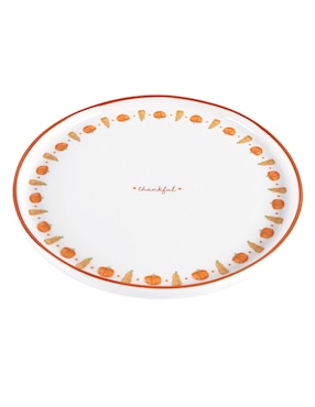 Plato trinche Haus Harvest Pumpkins de stoneware