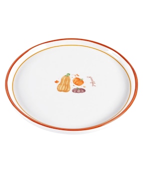 Plato ensalada Haus Harvest Pumpkins de stoneware
