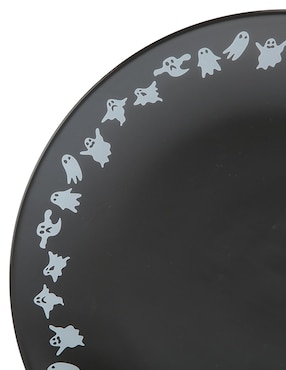 Plato trinche halloween Haus Cute de stoneware